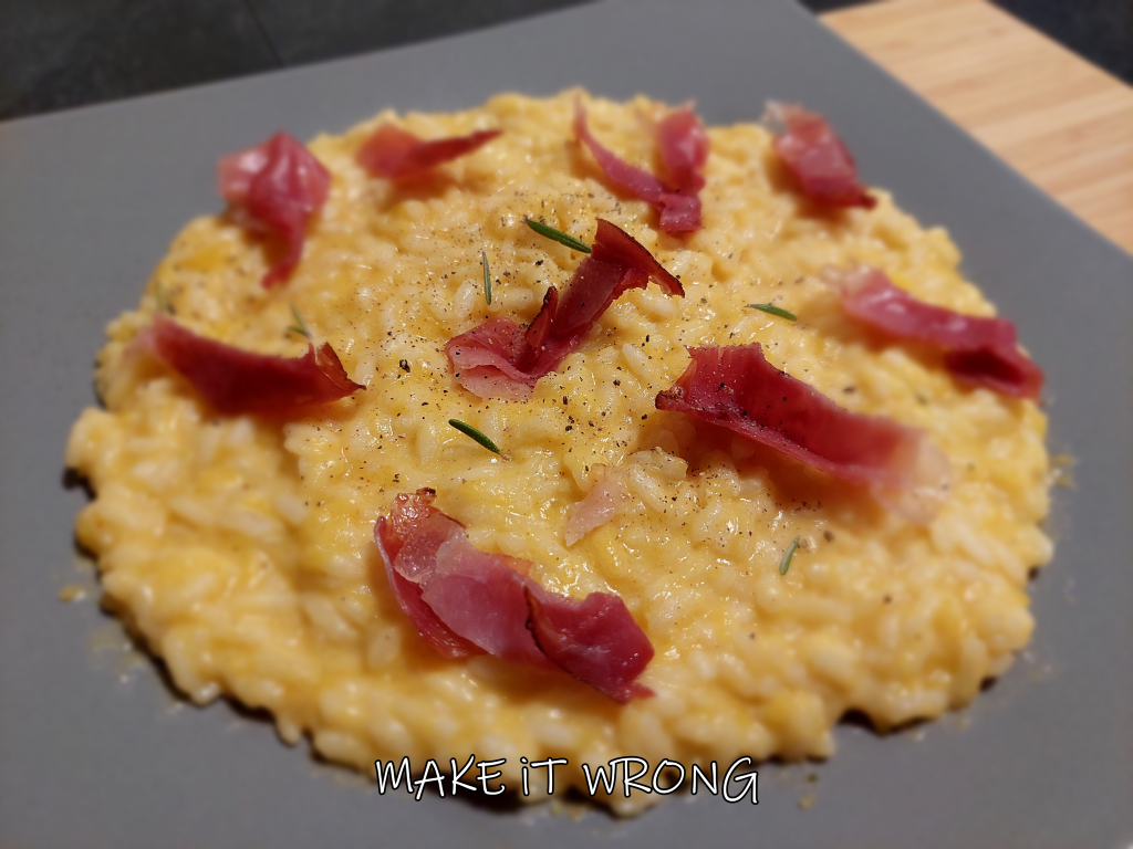 Risotto alla zucca e speck • Primi piatti Cake On Cloud
