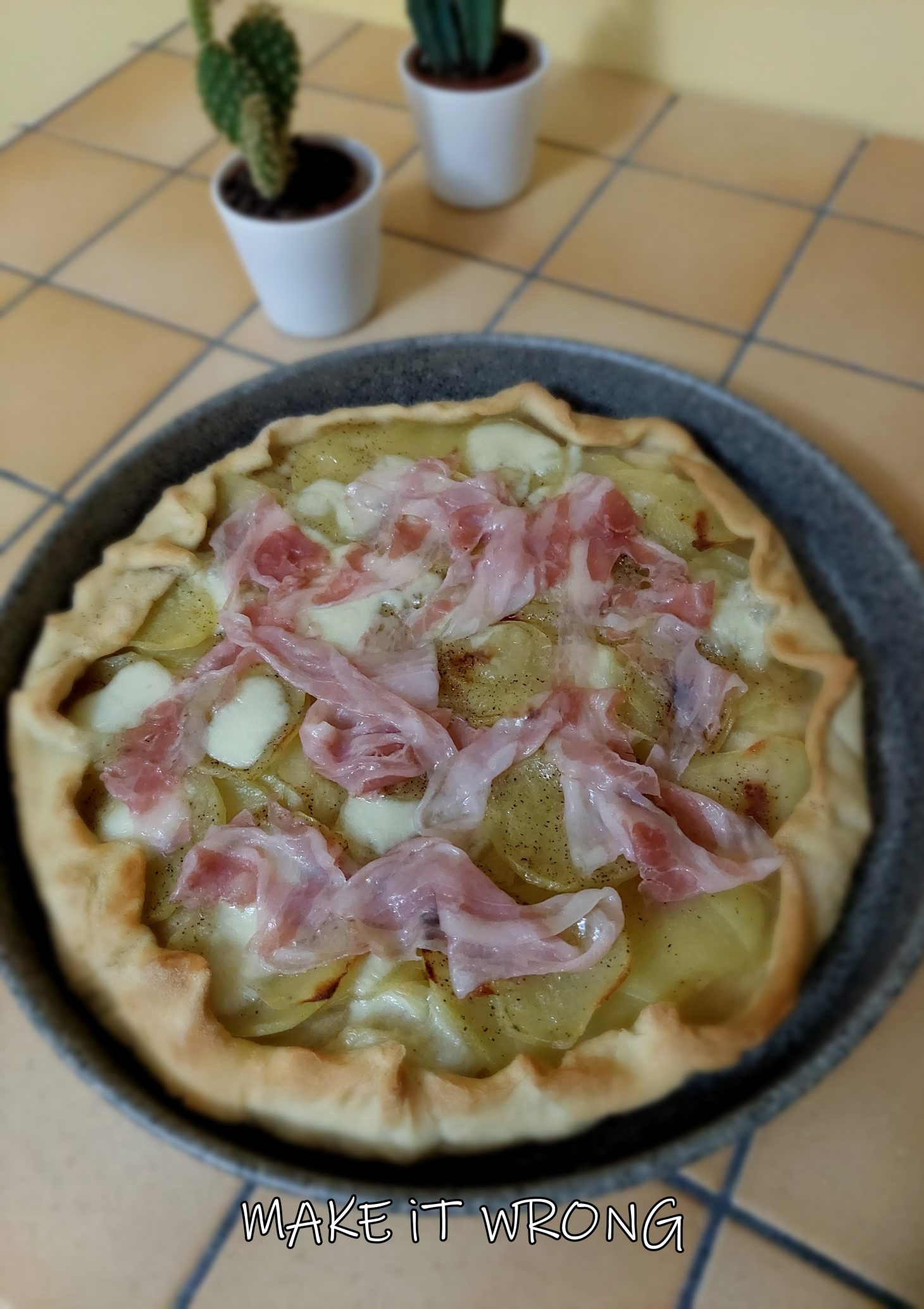 torta salata patate e pancetta benedetta