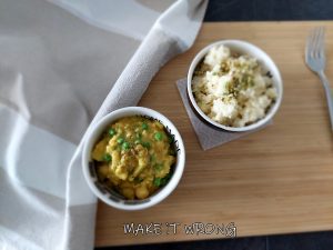 Cous cous al curry vegetariano